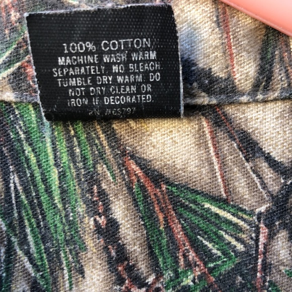 Vtg Fast Track Pine Tree Long Sleeve Hunting Shirt - Picture 3 of 7